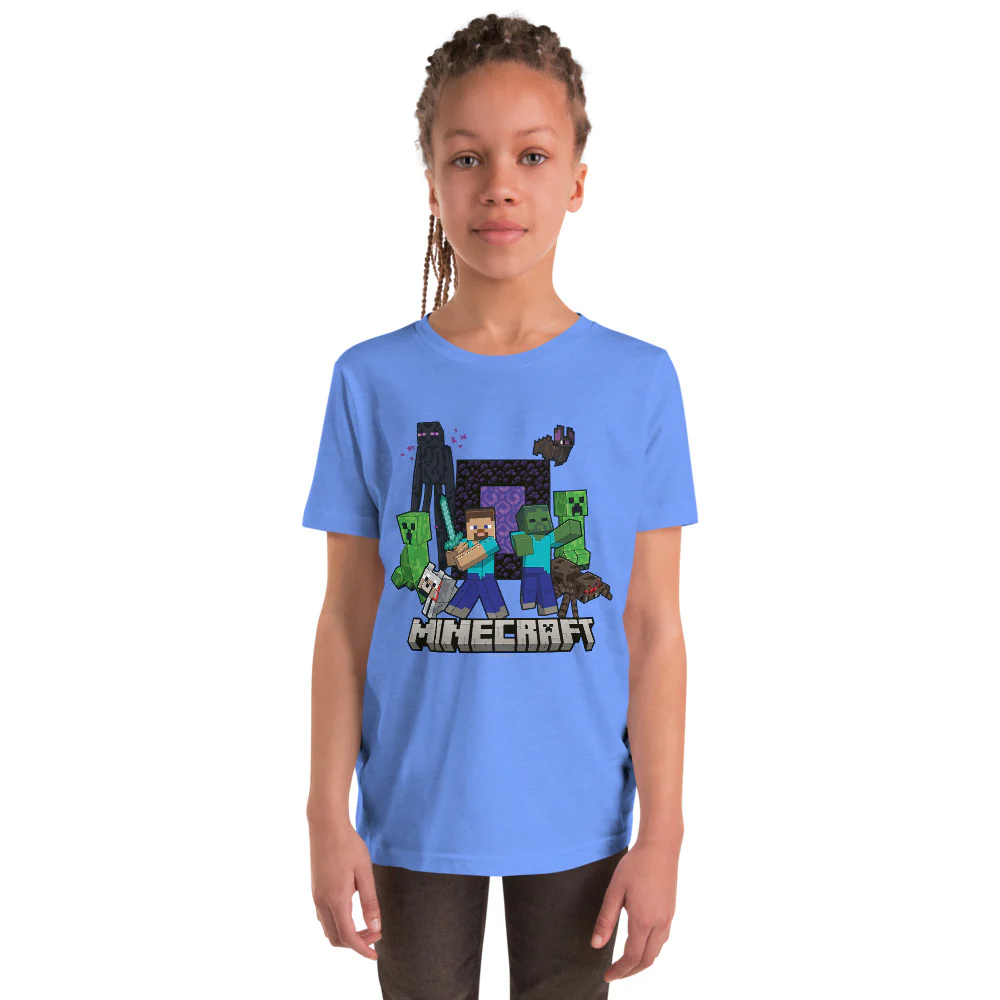 Minecraft Iconic Group Kids T-Shirt - Image 8