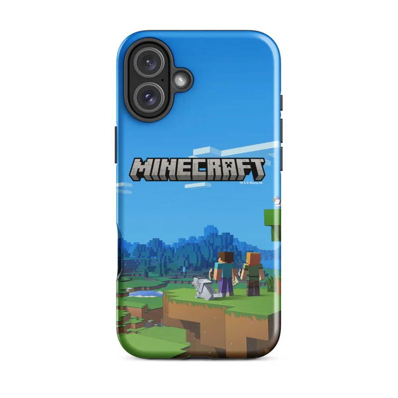 Minecraft Key Art Tough Phone Case - iPhone - Image 3