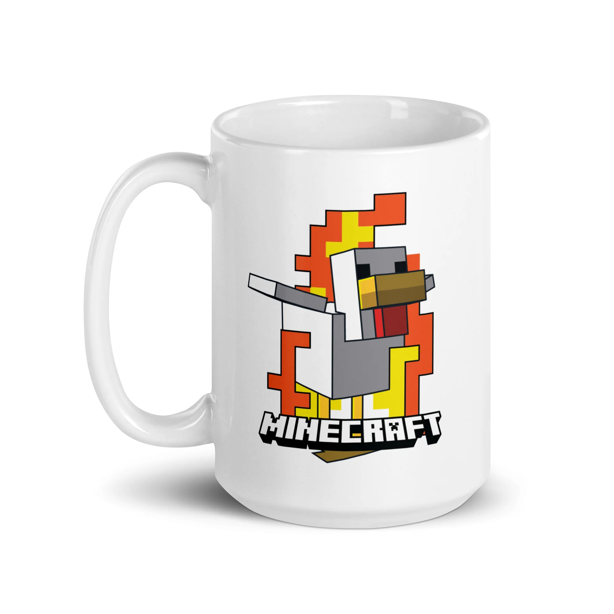 Minecraft Mug Fire Chicken - Image 3