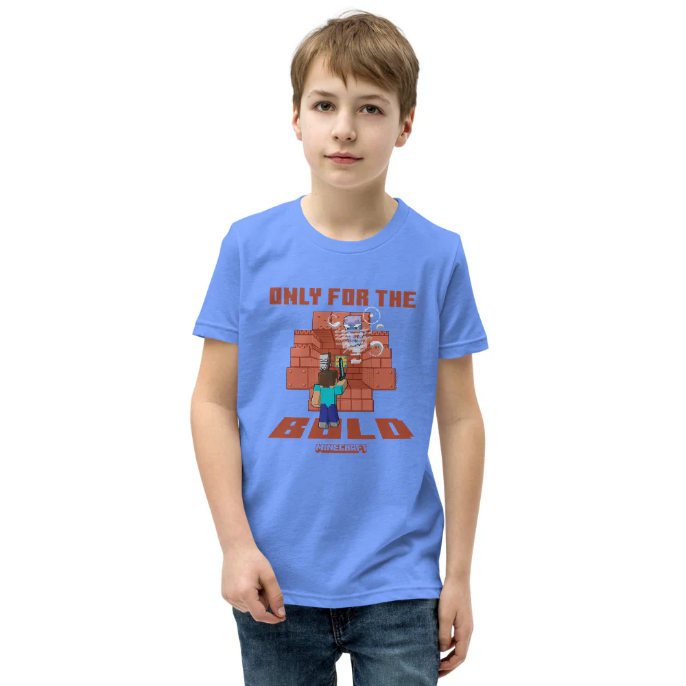 Minecraft Only For The Bold Kids T-Shirt - Image 2