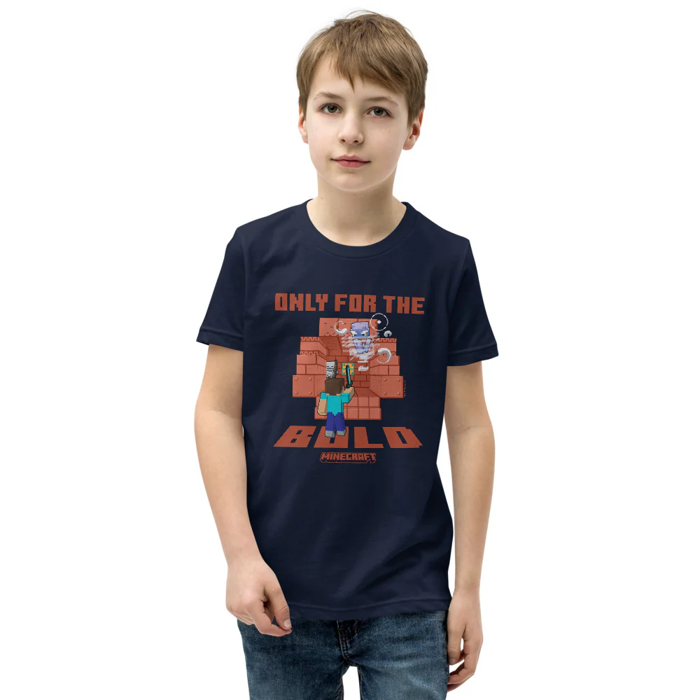 Minecraft Only For The Bold Kids T-Shirt - Image 6