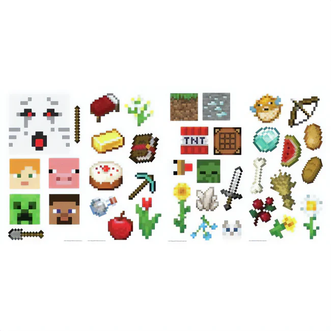 Minecraft Peel and Stick Wall Decals - Image 5