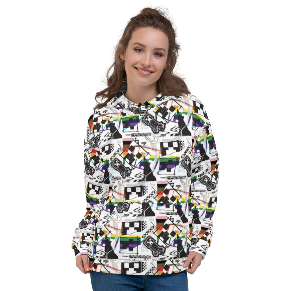Minecraft Rainbow Adult Hoodie - Image 4