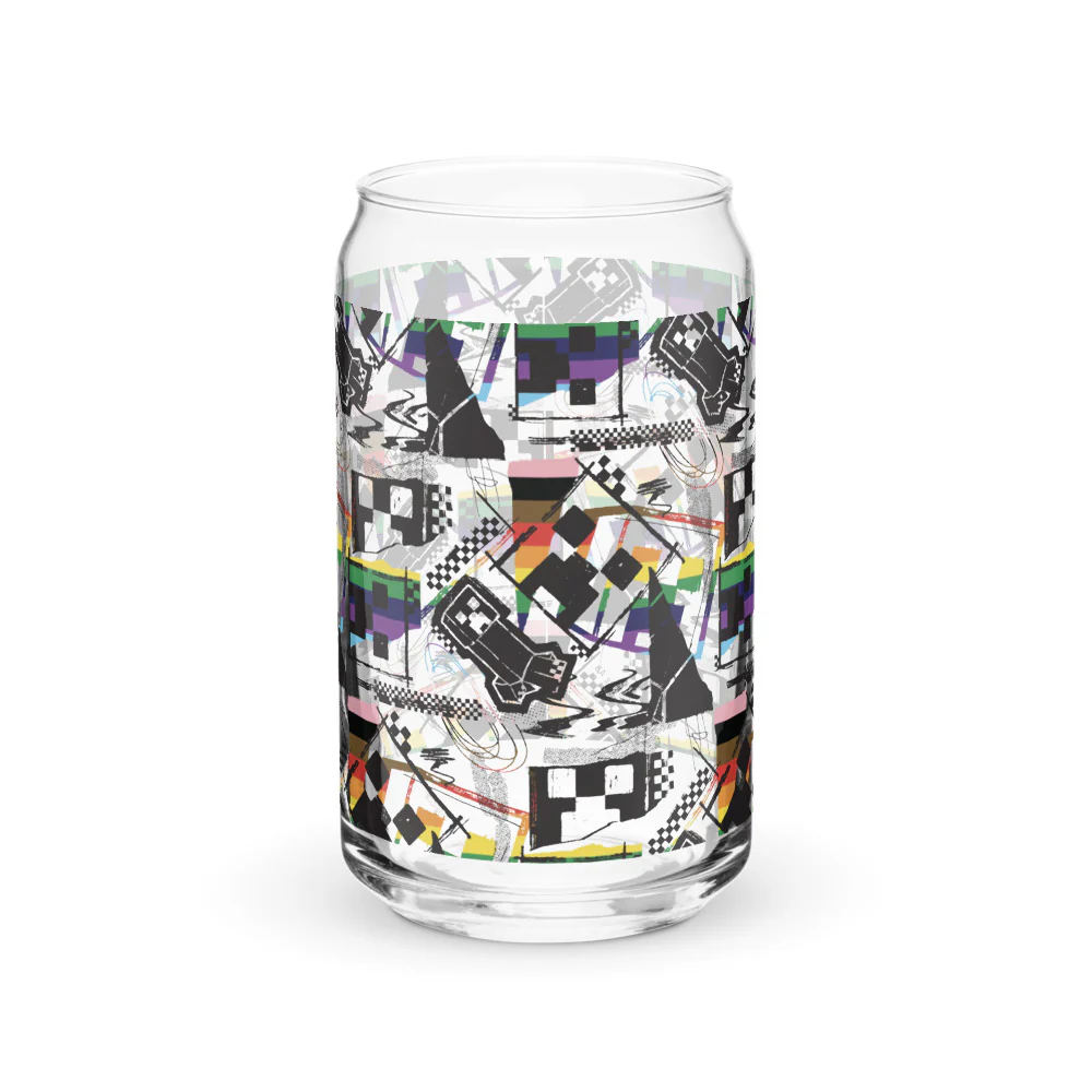 Minecraft Rainbow Can Shaped Glass - Image 5