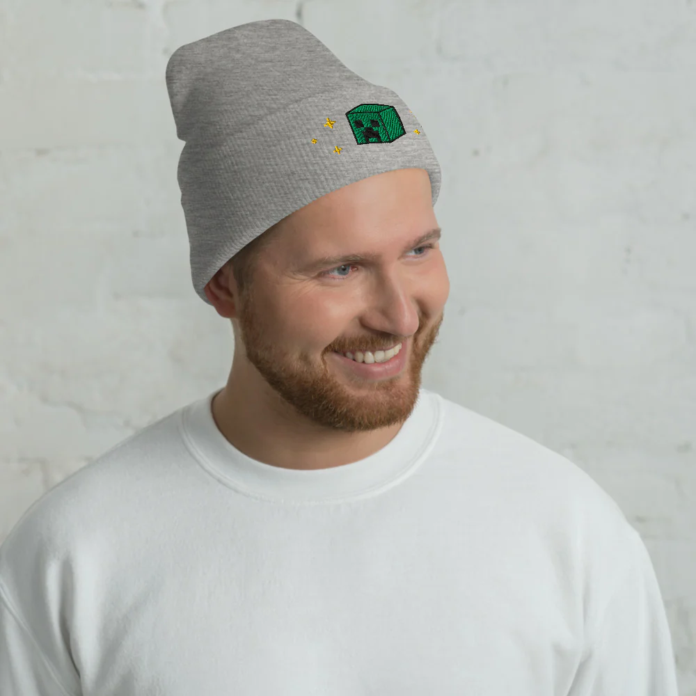 Minecraft Seasons Greetings Cuffed Beanie - Image 2