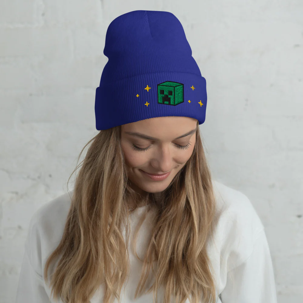 Minecraft Seasons Greetings Cuffed Beanie - Image 6