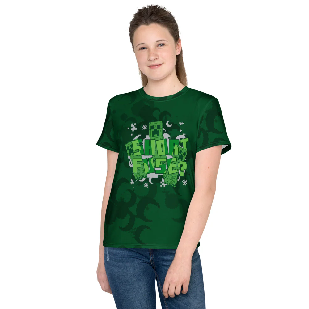 Minecraft Short Fuse? Youth T-Shirt - Image 3