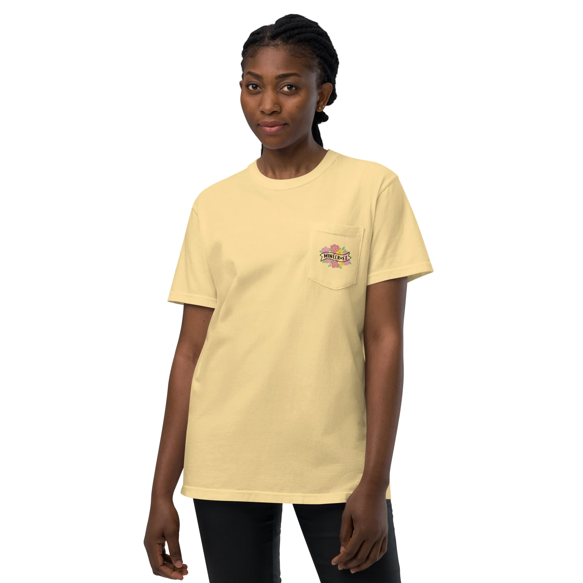 Minecraft Stop & Smell The Flowers T-Shirt - Image 4