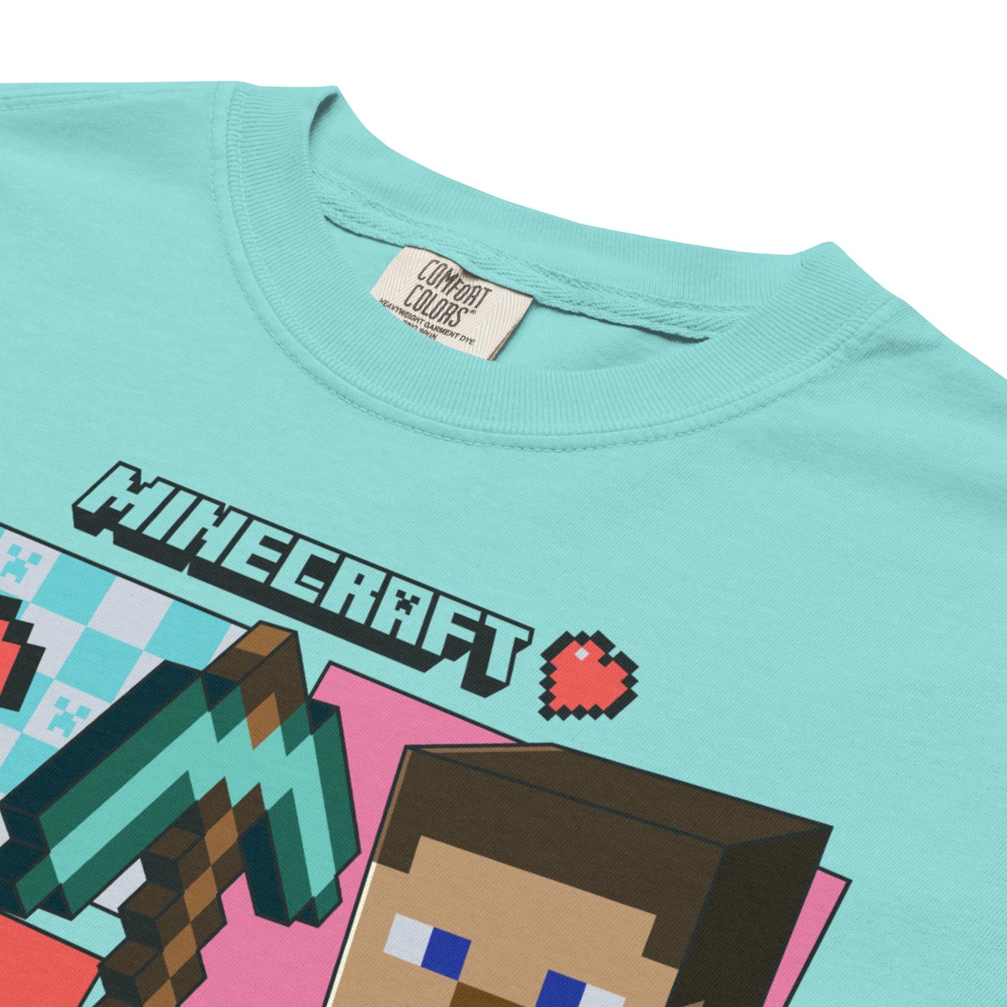 Minecraft T-Shirt Let's Team Up Comfort Colors - Image 7