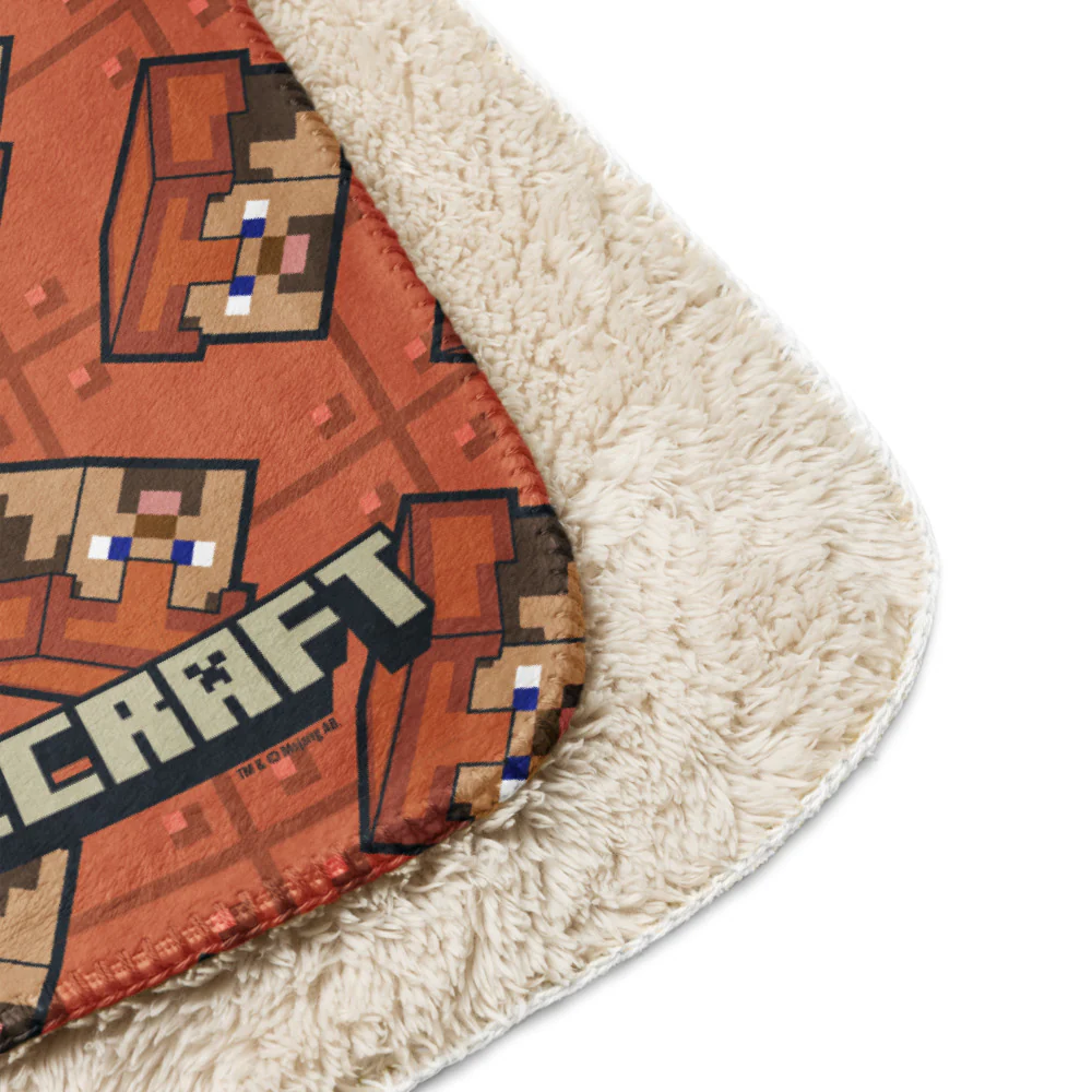 Minecraft The Copper Age Premium Sherpa Blanket - Image 4