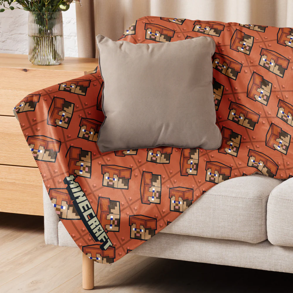 Minecraft The Copper Age Premium Sherpa Blanket - Image 5