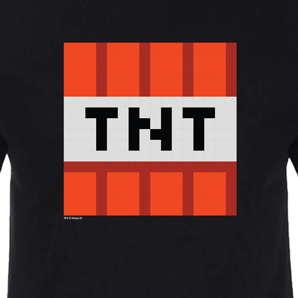 Minecraft TNT Adult Short Sleeve T-Shirt - Image 2