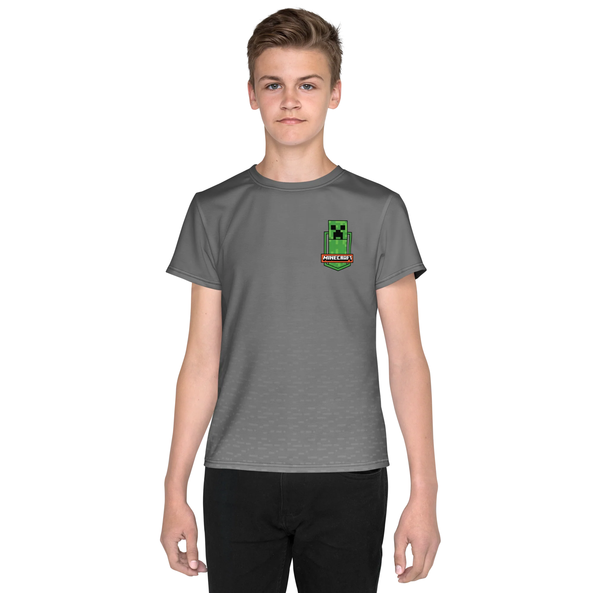 Minecraft TNT Creeper Kids Personalized T-Shirt - Image 3