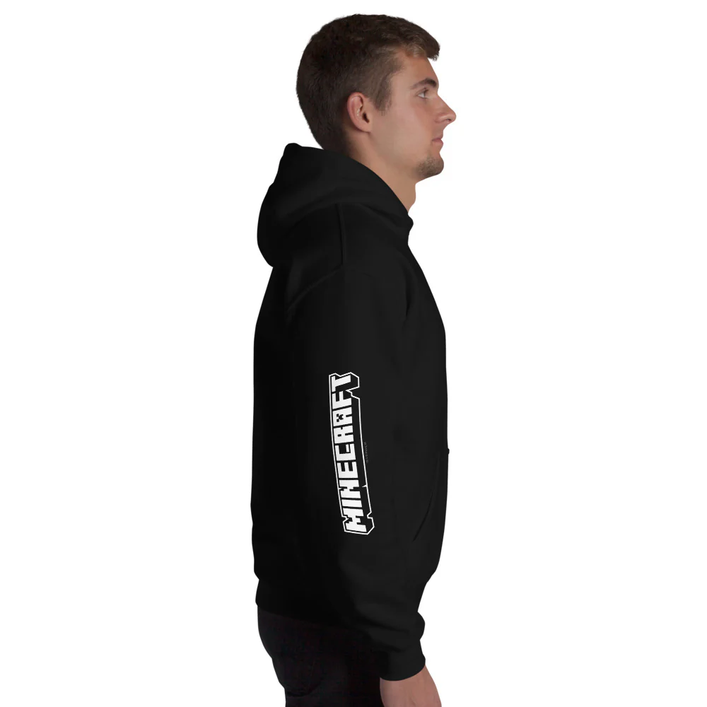 Minecraft Tuned In Creeper Adult Hoodie - Image 7