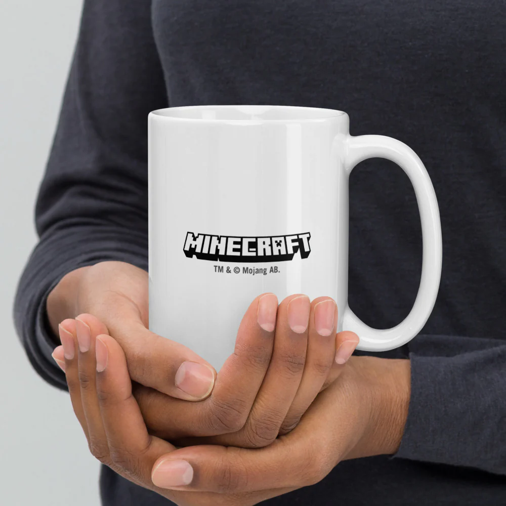 Minecraft Tuned In Creeper White Mug - Image 12