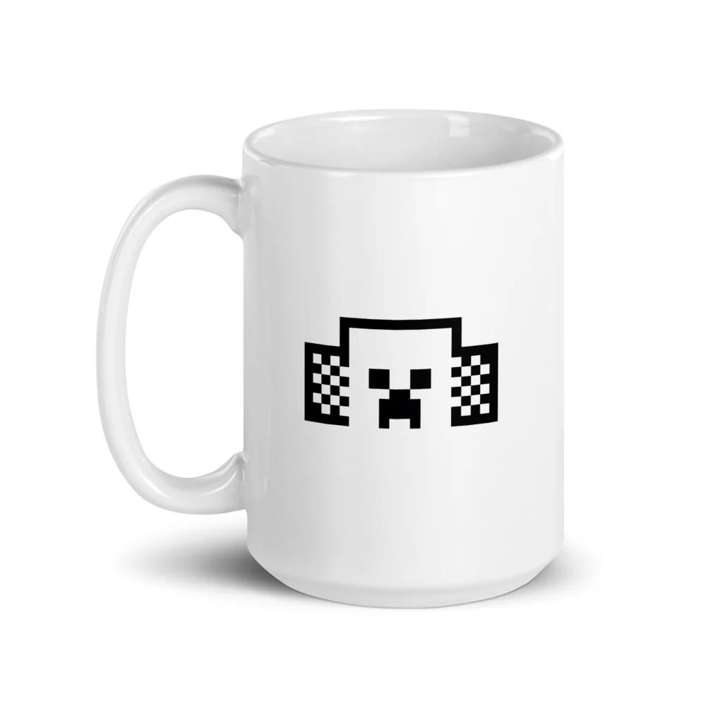 Minecraft Tuned In Creeper White Mug - Image 14