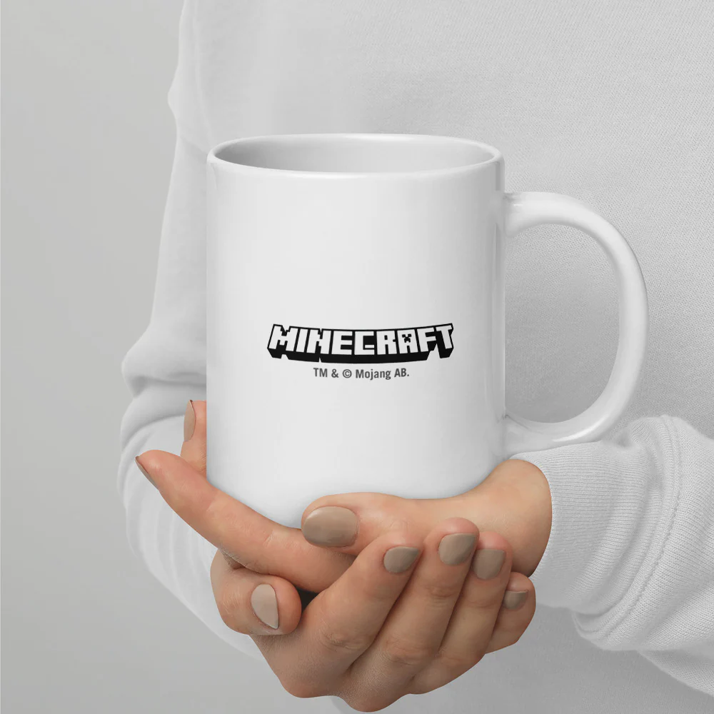Minecraft Tuned In Creeper White Mug - Image 16