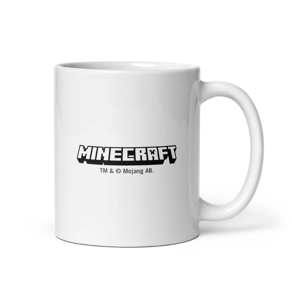 Minecraft Tuned In Creeper White Mug - Image 7