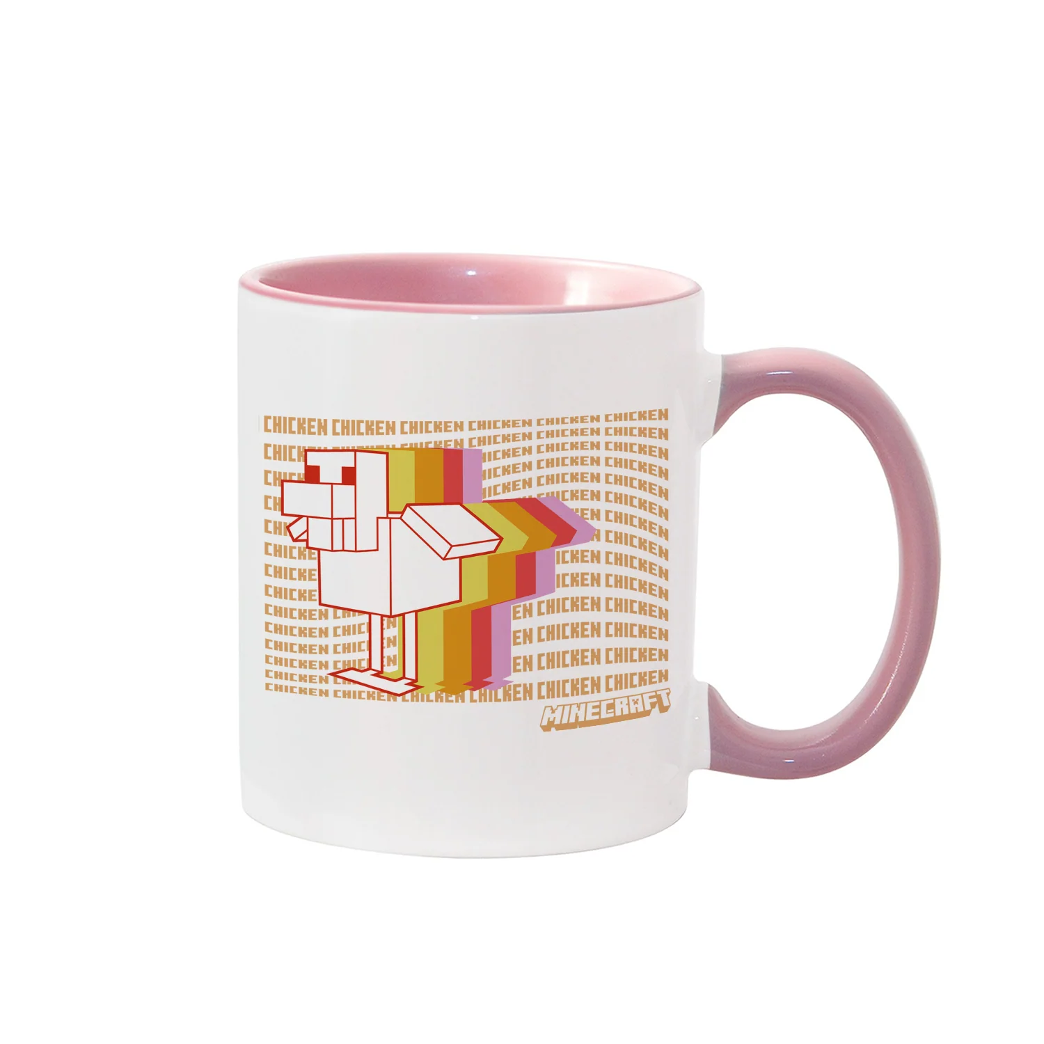 Minecraft Wavy Chicken Two-Tone Mug - Image 4