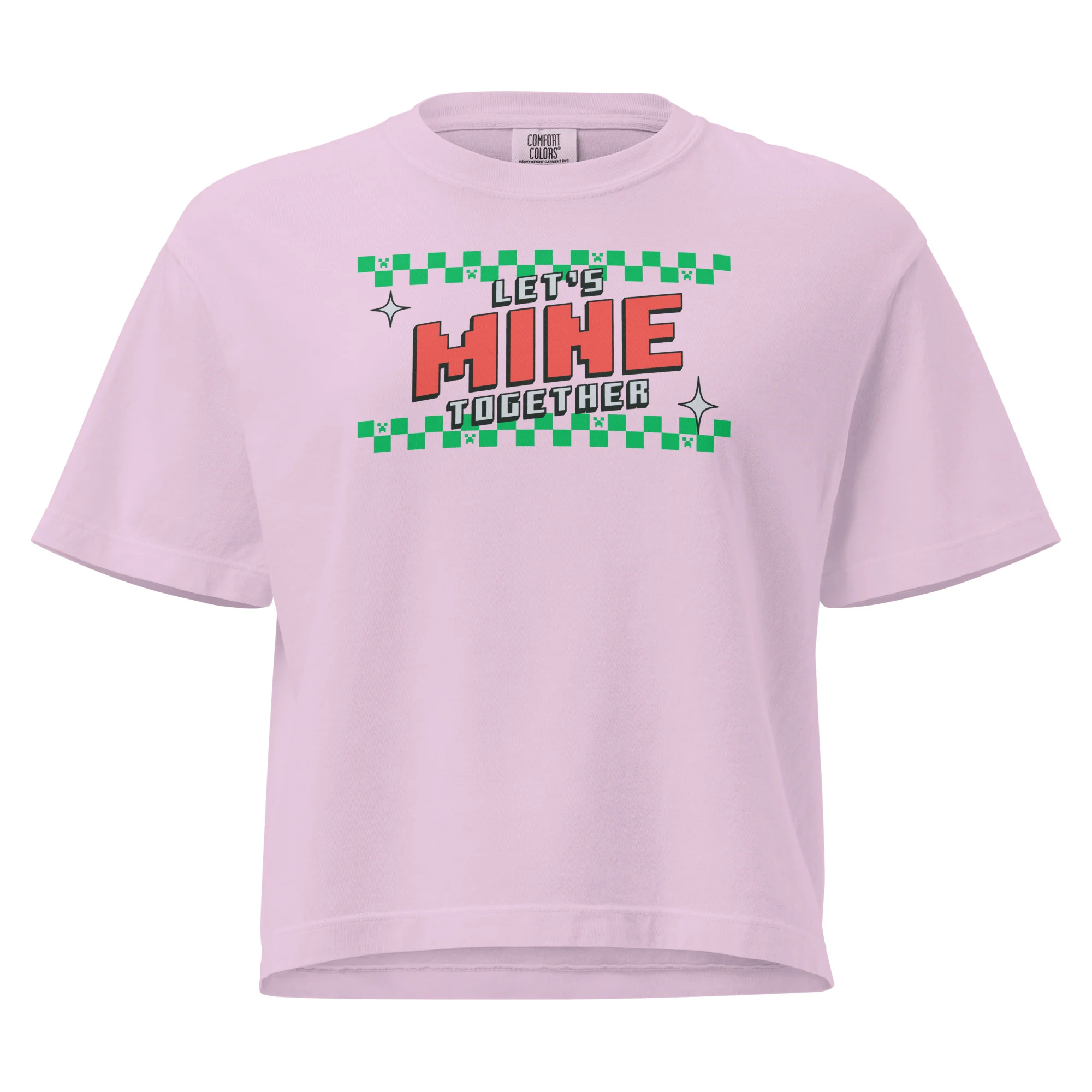Minecraft Women’s Boxy Tee Let's MINE Together