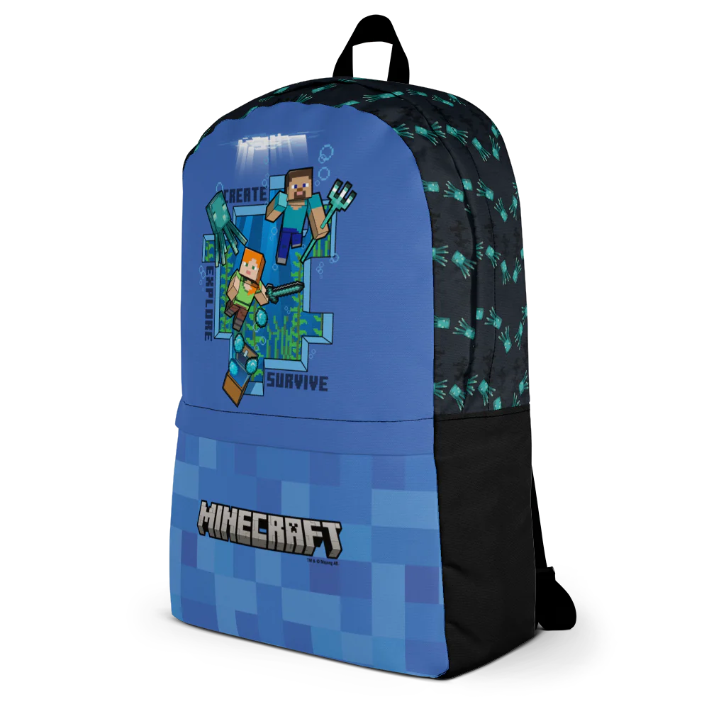 Minecraft Underwater Adventure Backpack - Image 3